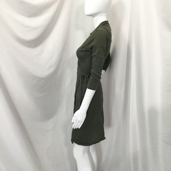 Old Navy Raw Hem Surplice Wrap Dress (H11) - Picture 2 of 5